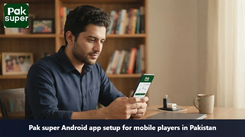 Pak super Android app setup for mobile players in Pakistan
