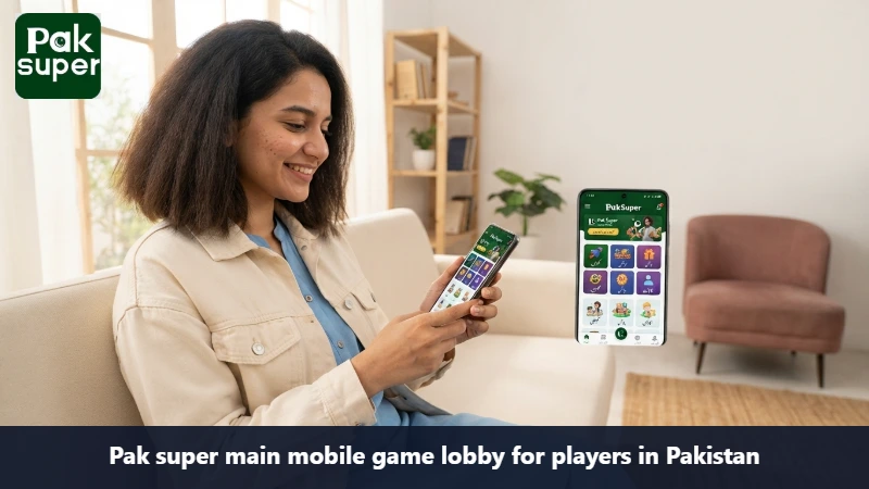 Pak super main mobile game lobby for players in Pakistan